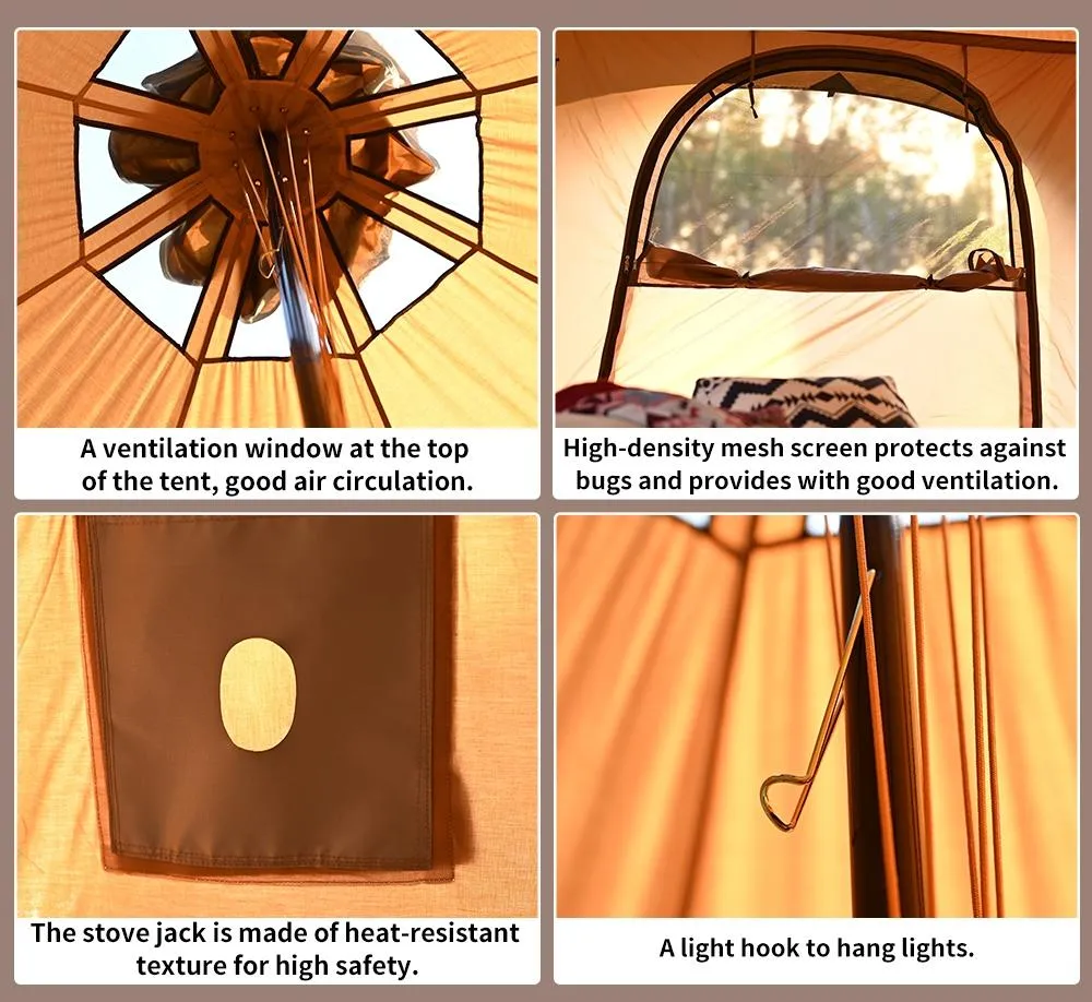 Circus Yurt Tent details Circus Yurt Tent details